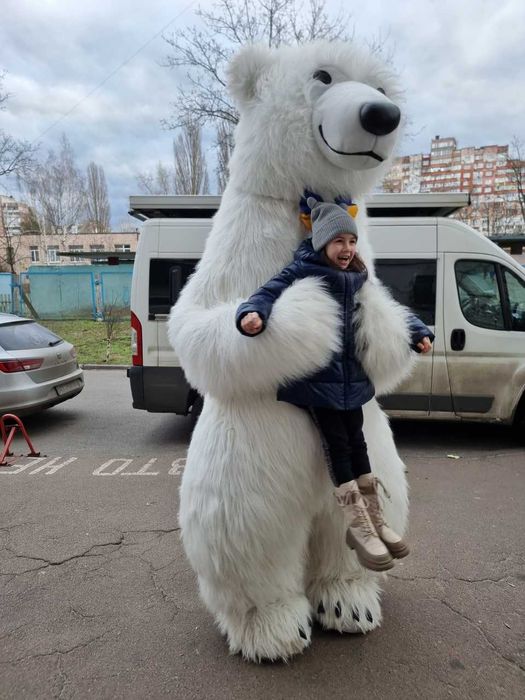 Замовте для дитячого свята в Києві  вражаючого пневмо Гуся Обіймусь