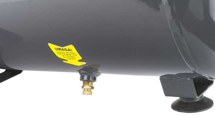 Kompresor olejowy 24l sprężarka 8 bar 206 l/min 230v wydajny PM-KO-24T