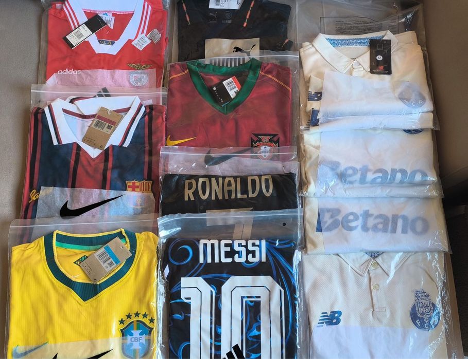 Camisolas futebol