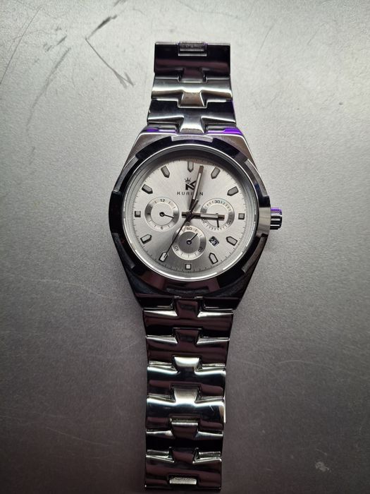 Zegarek Kurren srebrzysty