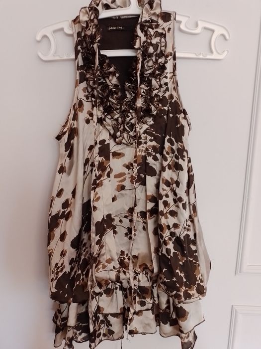 Blusa fluída S forrada