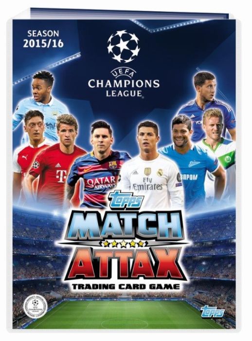 Topps Uefa Champions League 2015/2016 Album + pełna kolekcja 500 kart