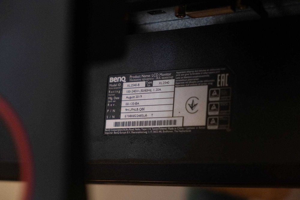 Monitor BenQ Zowie XL2540 TN 24.5" FHD 16:9 240Hz FreeSync