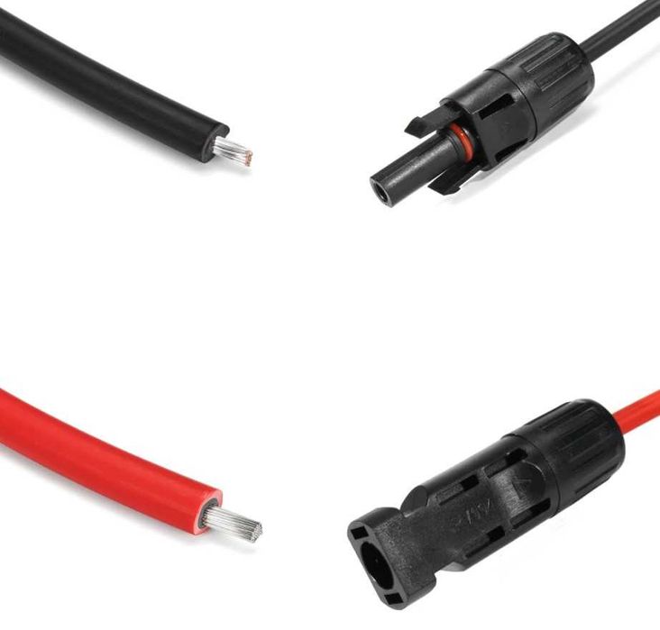 Solar Panel Cables with MC4 Connectors 4mm 5MT64552797754753121