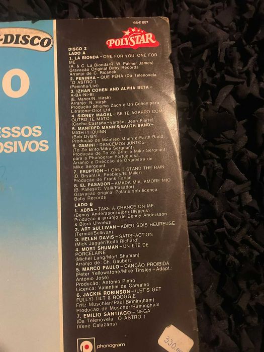 4 Discos vinil musicas portuguesas