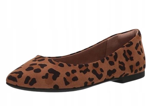 Amazon essentials damskie baleriny w panterkę 37 jwi