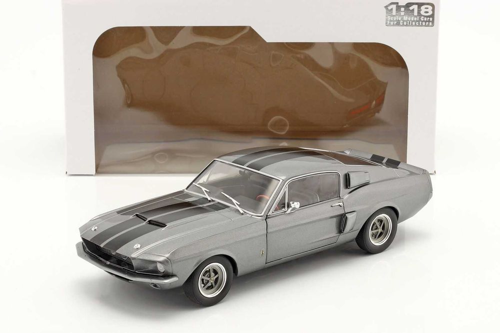 Solido 1/18 - Shelby Mustang GT500 Eleanor 1967 (grey/black stripes)