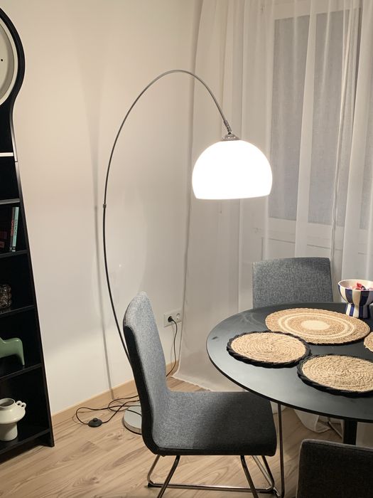 Lampa podłogowa łukowa chrom  NIE WYSYŁAM!