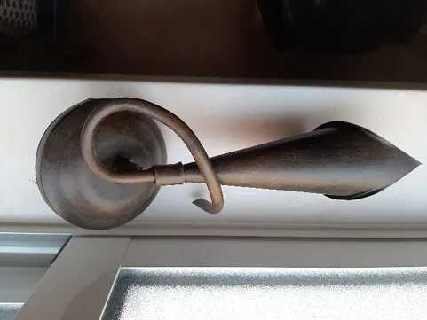 Candeeiro de teto rústico com 5 lâmpadas + 1 aplique de parede