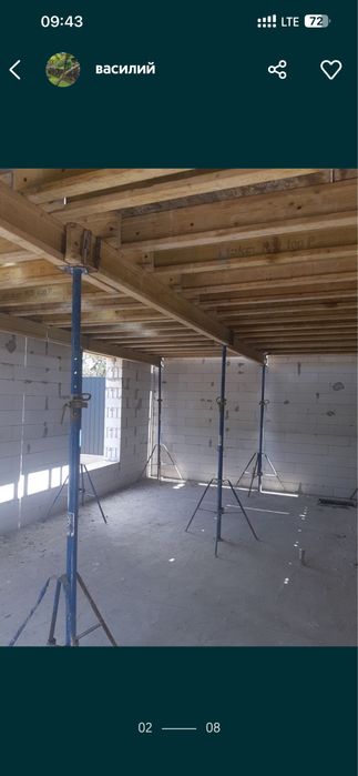 оренда опалубки.Горизонтальной опалубки.Колони..Проф опалубка