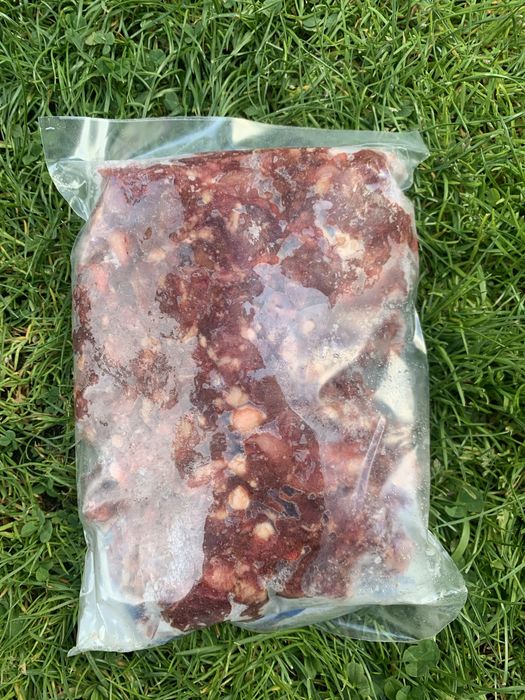 : Mięso dla psów  wołowe mrozone bez konserwantów