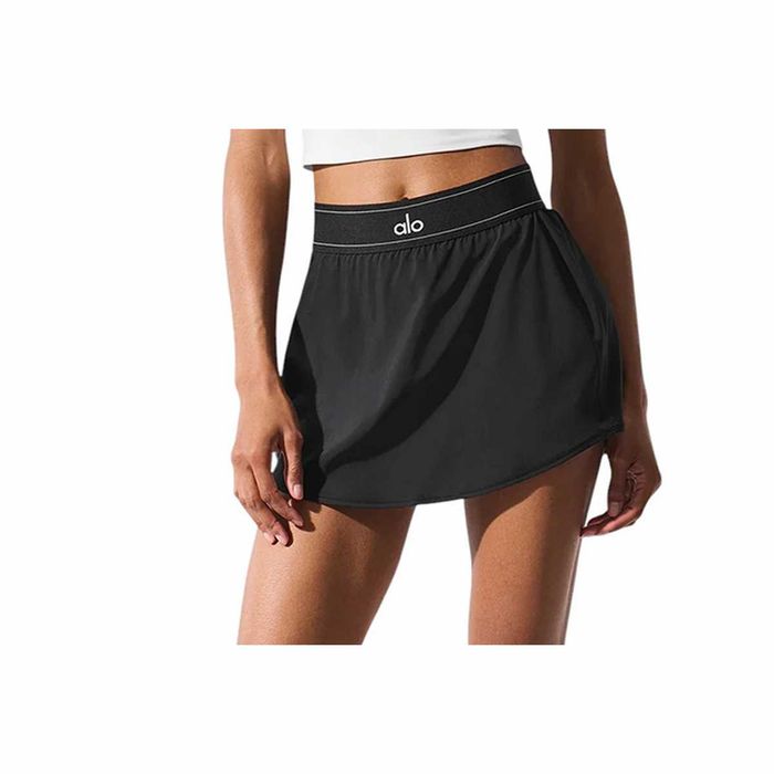 Спідниця-шорти Alo Yoga Match Point Tennis Skirt Black