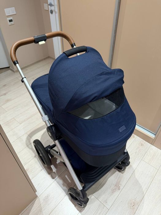 Коляска / візок Cybex Balios S Lux Silver 2 в 1 Ocean Blue