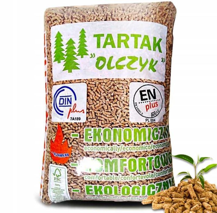 Pellet Olczyk - 66 x 15kg  | Suchy, Wydajny, Dostępny od Ręki w Najlepszej Cenie