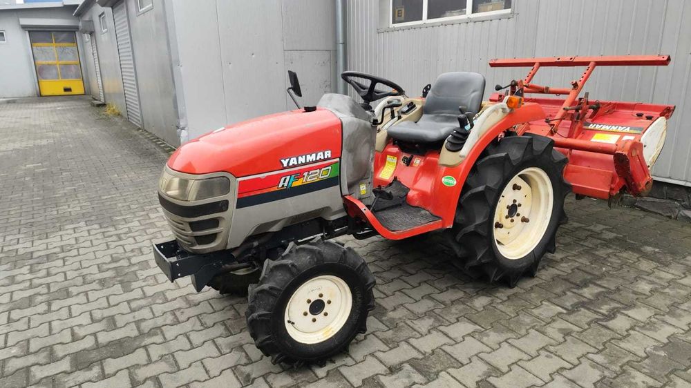 Japoński traktorek Yanmar AF 120 z glebogryzarką 4x4 20 KM Rewers