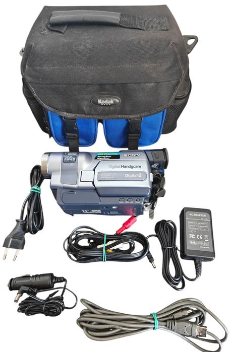 Sony Digital8 DCR-TRV245E – Kamera Cyfrowa Digital8 | USB Streaming | NightShot | SteadyShot