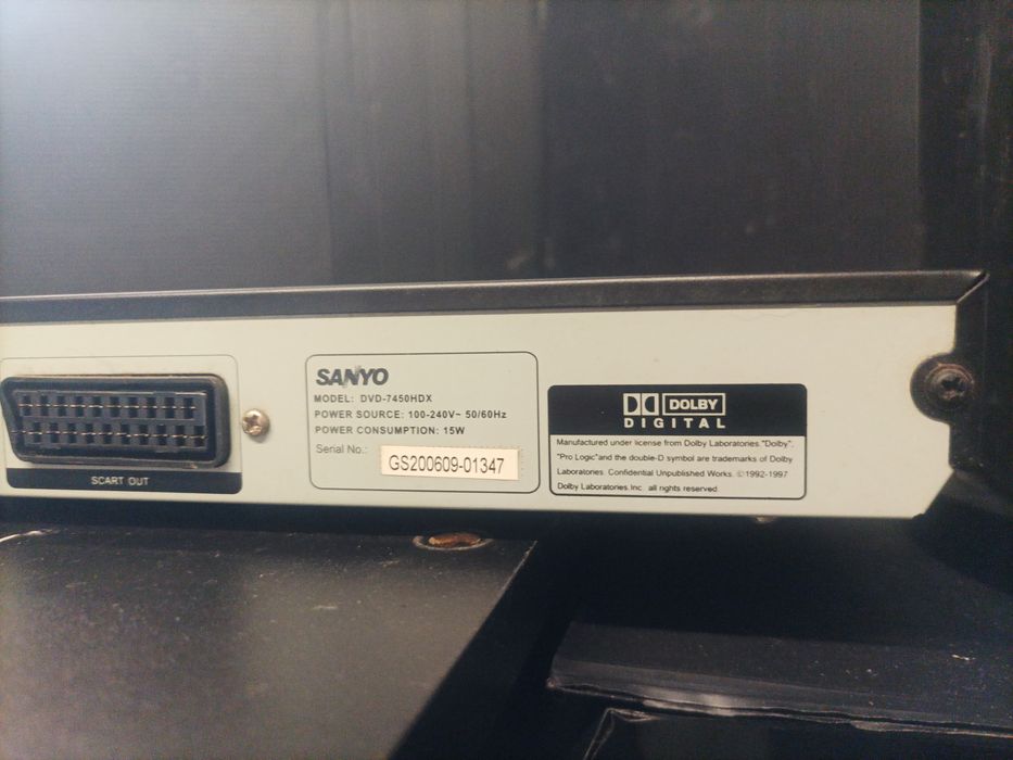Leitor de DVD Sanyo DVD-7450 HDX