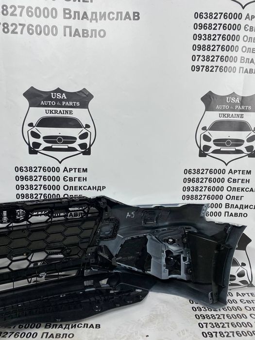 AUDI A5 Бампер передній S-line у ​​зборі (Б/В оригінал) 2020-23