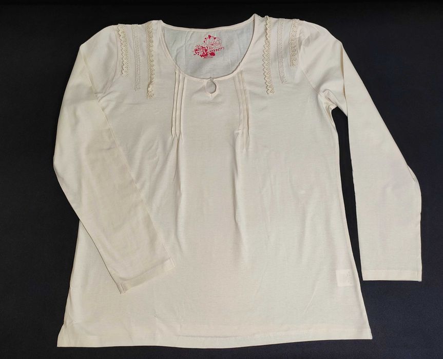 Bluzka z długim rękawem koszulka bawełniana 48/50 Z8611 ATLAS FOR WOME