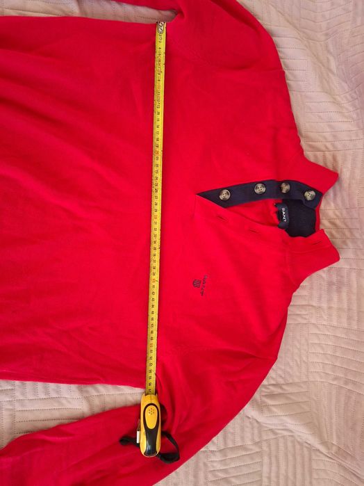 GANT sweter męski marki premium rozmiar L czerwień