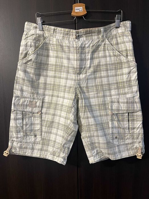 Męskie spodenki w kratę XL