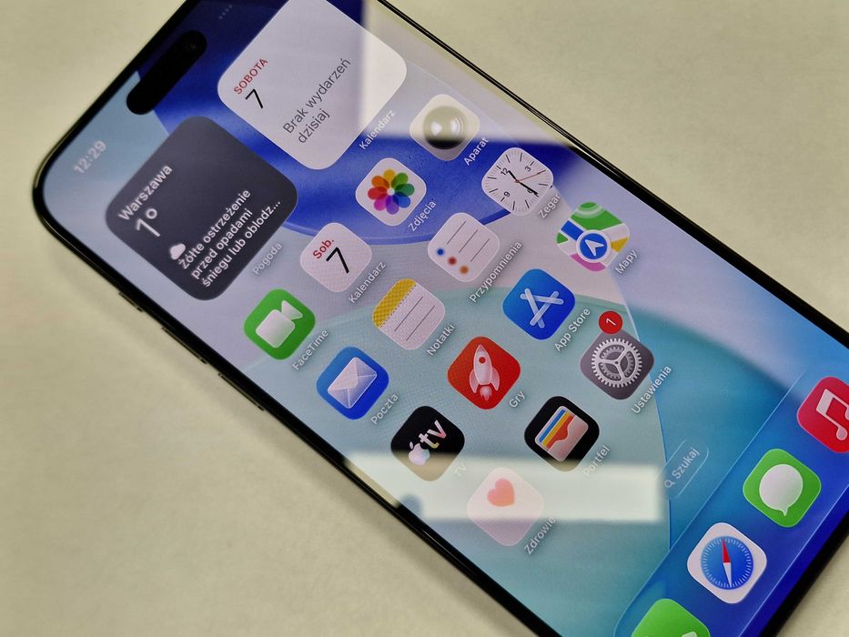 Iphone 15 PRO MAX 256GB/ Black Titanium/ 86%/ Grade A/ + ładowarka/ Gwarancja