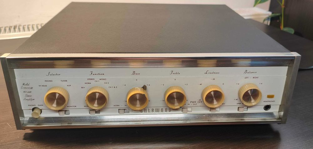 Sherwood S-5500 IV wzmacniacz lampowy vintage