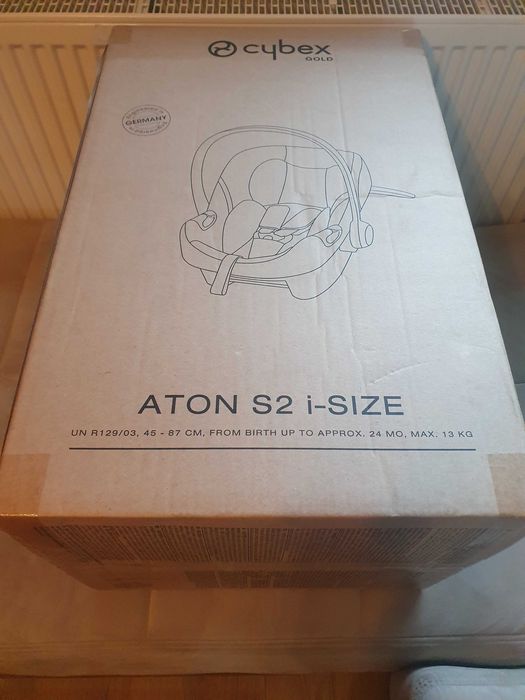 Fotelik samochodowy 0-13kg. Cybex ATON S-2 i-Size Lava Grey - mid grey