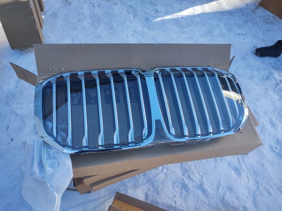 Гриль решетка радиатора BMW X7 (G07)  Grille хром