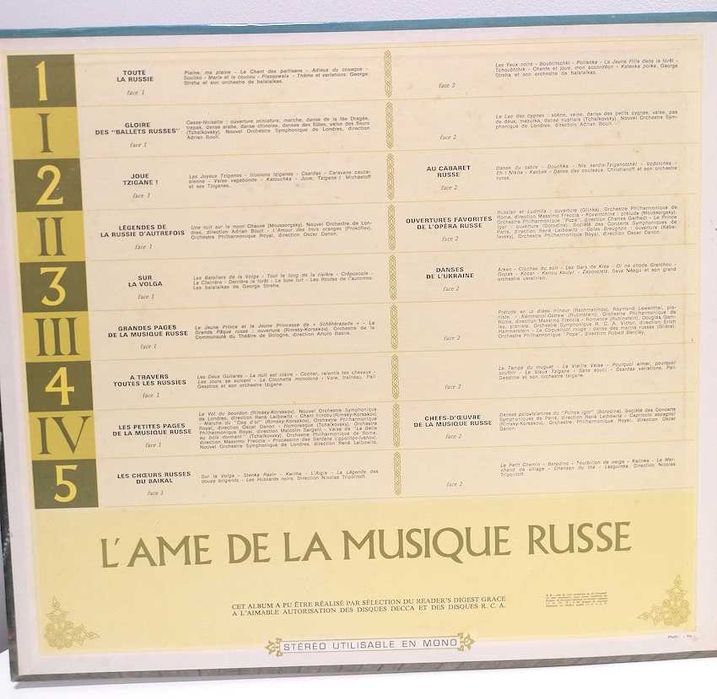 L'Ame De La Musique Russe Box Set 9 x Vinyl