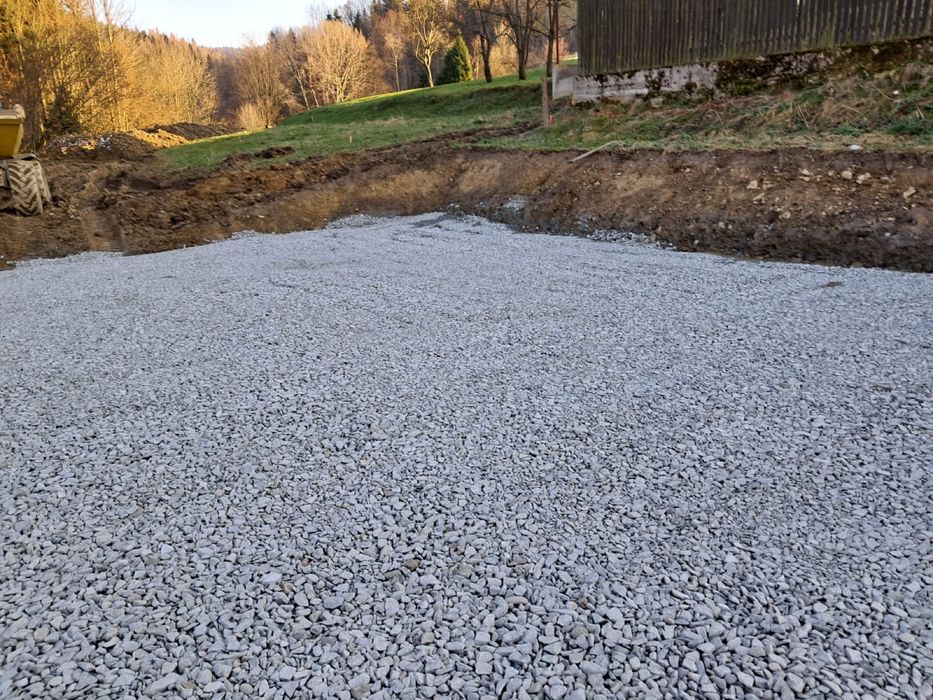 Utwardzenie terenu,drog dojazdowych / wywóz ziemi/ kopar