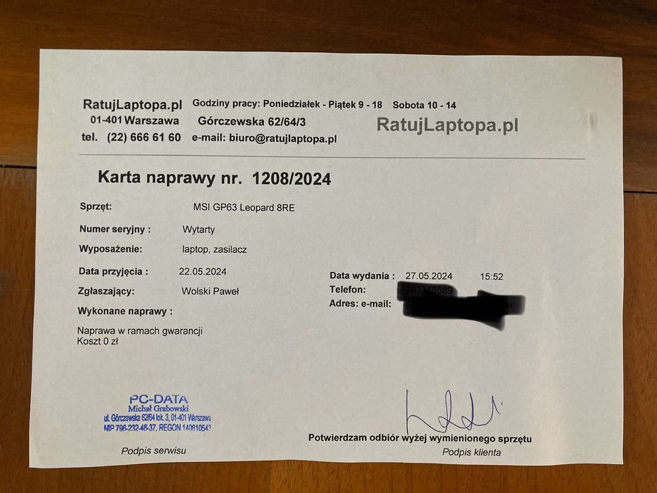 Laptop MSI GP63 Leopard 8RE