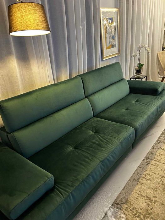 Sofá novo em veludo