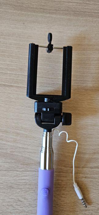 Nowy uchwyt do selfie stick fioletowy