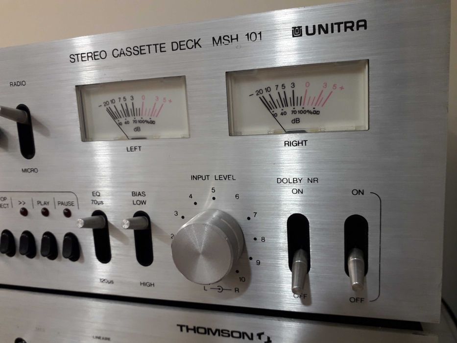 Wieża stereo Magn Diora MSH 101, wzmacn Unitra Fonica Thomson PA3511T