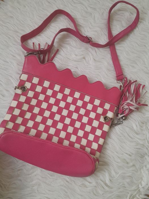 Torebka damska różowa na ramię