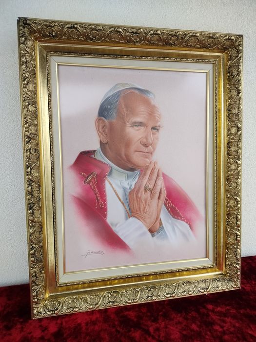 Portret Jana Pawła II – Antonio Galeandro Di Pierro