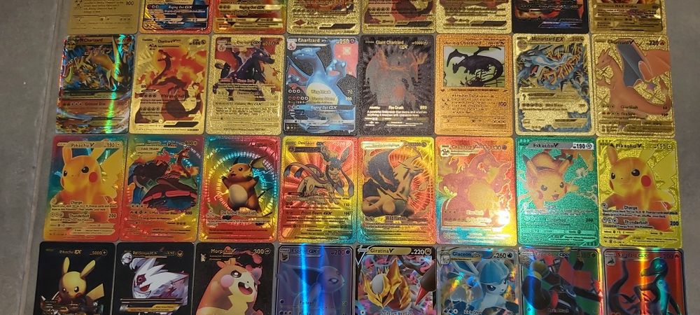 Karty Pokemon oryginalne różne 136 szt. Zestaw