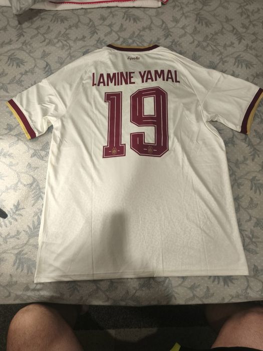Camisola futebol branca 19 - tam. XL2XL
