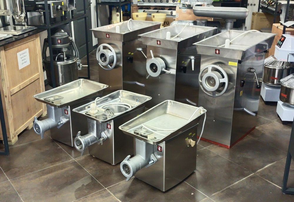 Мясорубки промышленные МИМ-300,МИМ-600, МИМ-105, ТМ-32М, Fama, Sirman