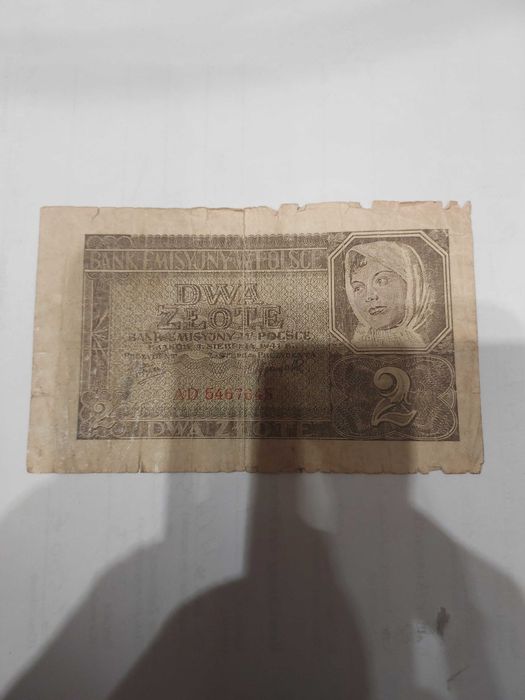 Banknot 2 zł z 1 sierpnia 1941r