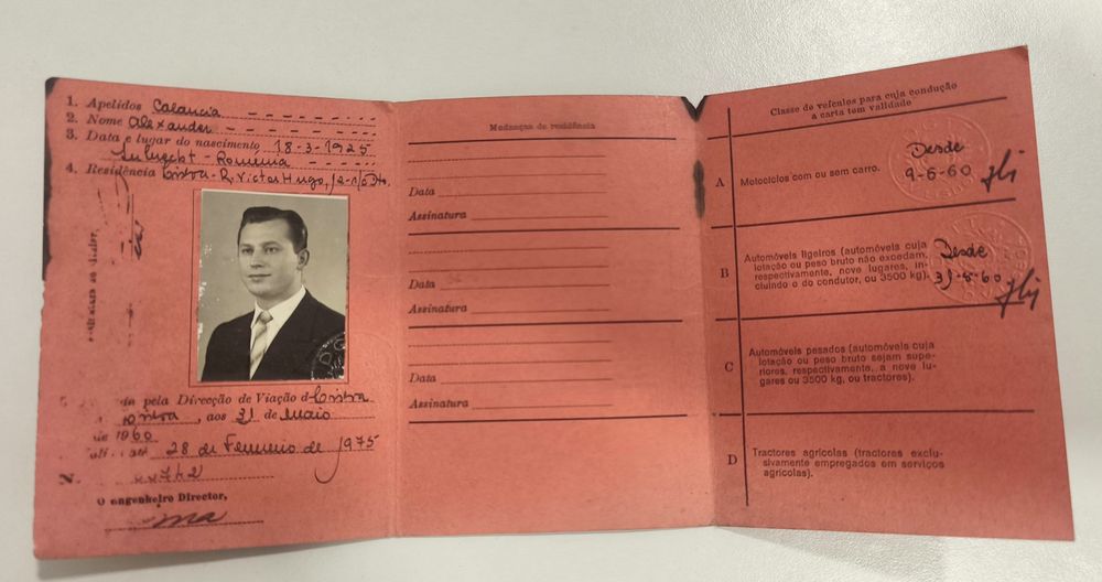Espólio Histórico 1950/60 - Refugiado Apátrida (PIDE, ONU, Pan Am)