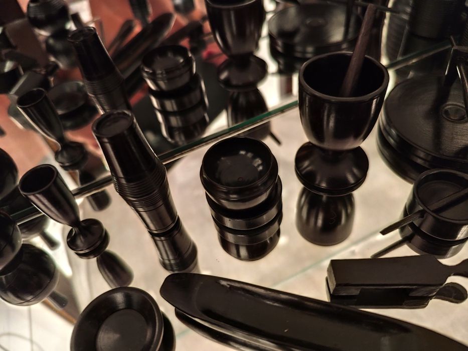 Miniaturas de aldeia indígena