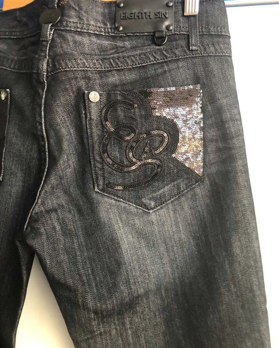 Джинси жіночі з паєтками, EIGHTH SIN, розмір М
