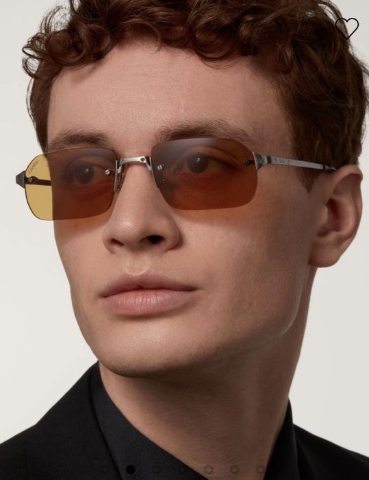 Чоловічі сонцезахисні окуляри Cartier з фотохромними коричневими лінза