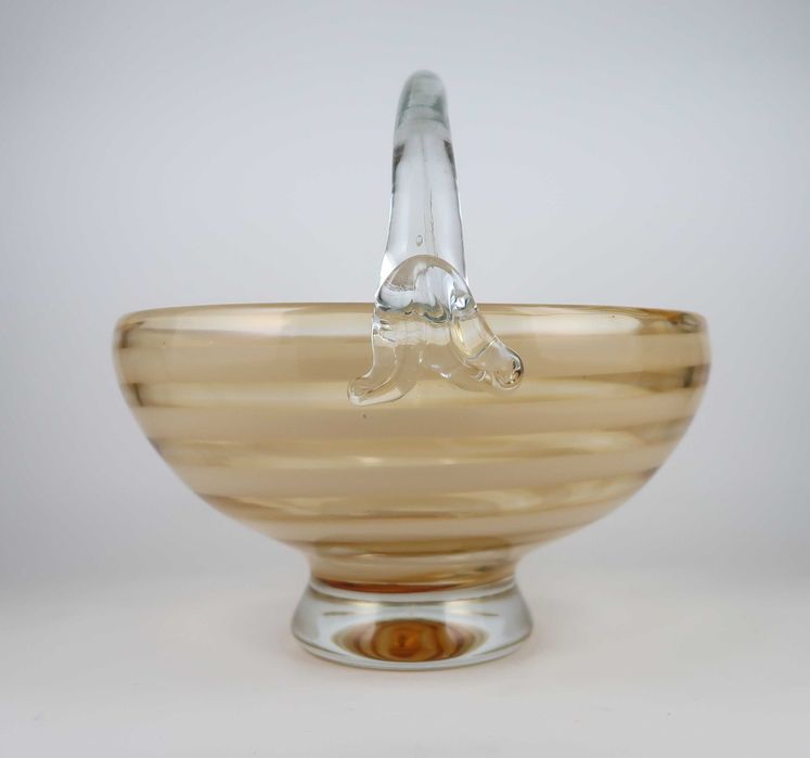 Cesta Art Deco Vidro Murano - 26 cm