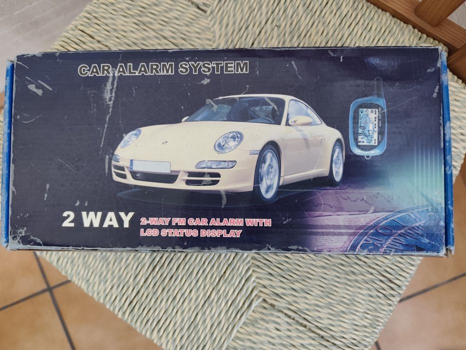 Alarme Automóvel 2-Way Universal com Comando LCD | Kit Completo