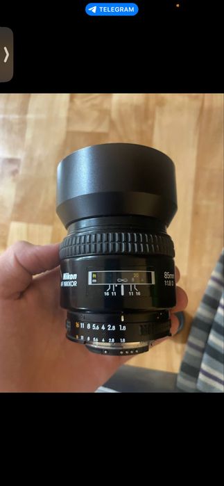 Портретний об'єктив Nikon AF Nikkor 85mm f/1.8D — Стан ідеал!