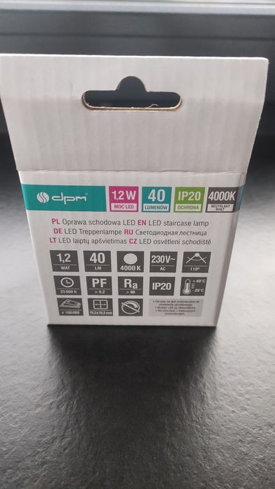 Oprawa schodowa LED DPM