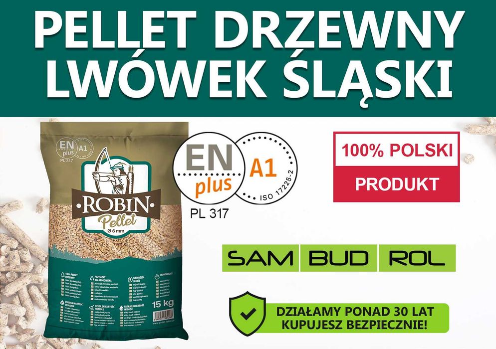 Pellet drzewny LWÓWEK ŚLĄSKI, certyfikat A1 ENplus, TRANSPORT